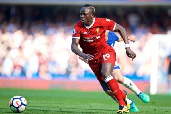 LONDON, ENGLAND - Sunday, May 6, 2018: Liverpool's Sadio Mane during the FA Premier League match between Chelsea FC and Liverpool FC at Stamford Bridge. (Pic by David Rawcliffe/Propaganda)