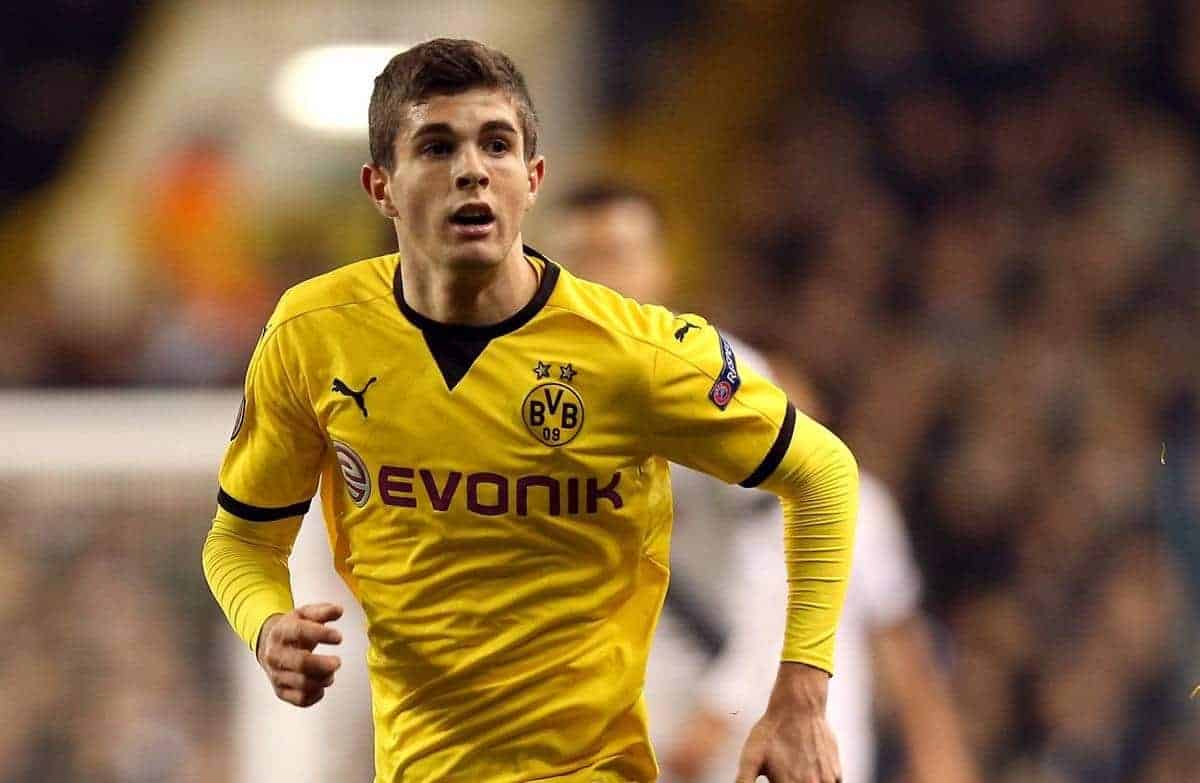 Borussia Dortmund's Christian Pulisic