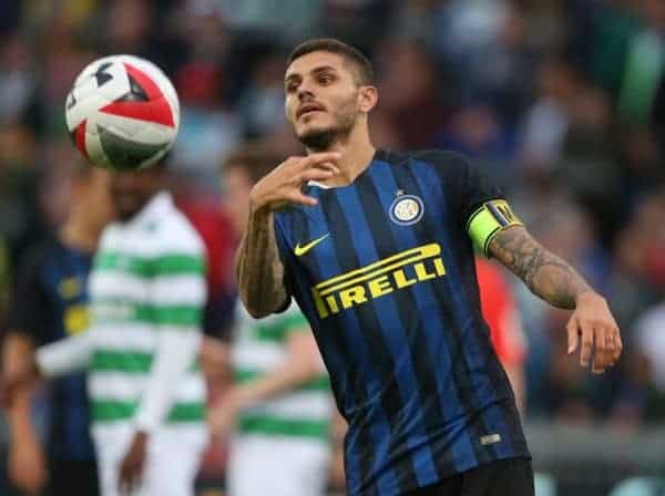 Inter Milan's Mauro Icardi during the International Champions Cup match at Thomond Park, Limerick. (Picture by Niall Carson PA Archive/PA Images)