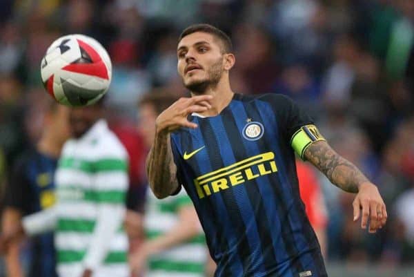 Inter Milan's Mauro Icardi during the International Champions Cup match at Thomond Park, Limerick. (Picture by Niall Carson PA Archive/PA Images)