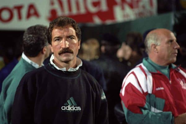 Graeme Souness, Liverpool manager, 1991 (Picture by Ross Kinnaird EMPICS Sport)