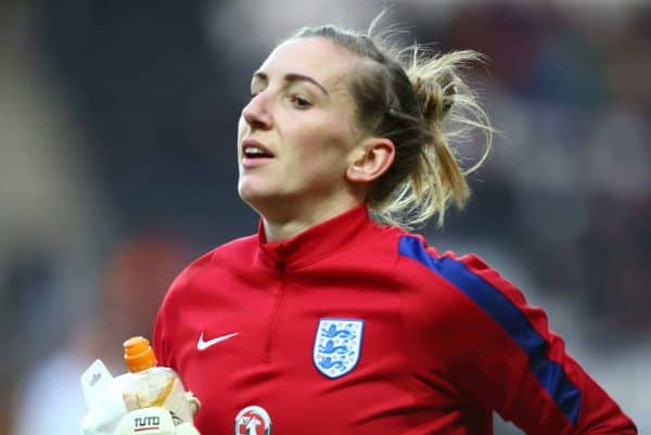 England Women's Siobhan Chamberlain (Photo by Kieran Galvin/NurPhoto)