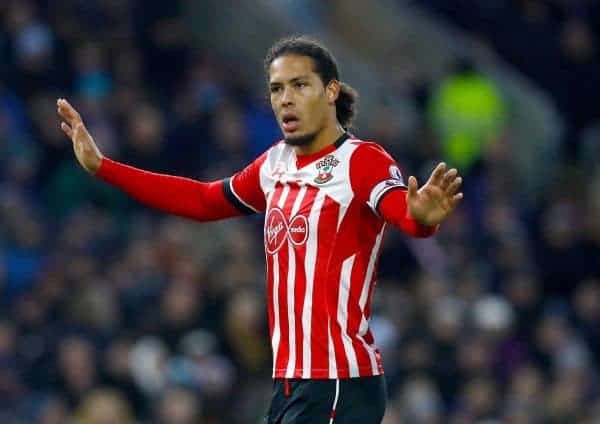 File photo dated 14-01-2017 of Virgil van Dijk.