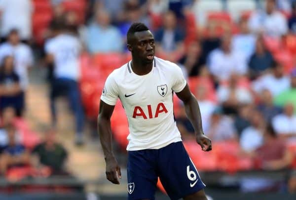 Tottenham Hotspurs' Davinson Sanchez during the Premier League match at Wembley, London. (Adam Davy/PA Wire/PA Images)