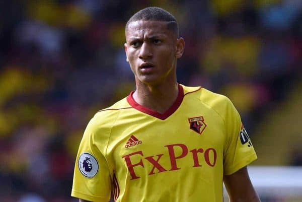 Richarlison of Watford during the premier league match at the Vicarage Road Stadium, Watford. Picture date 26th August 2017. Picture credit should read: Robin Parker/Sportimage via PA Images