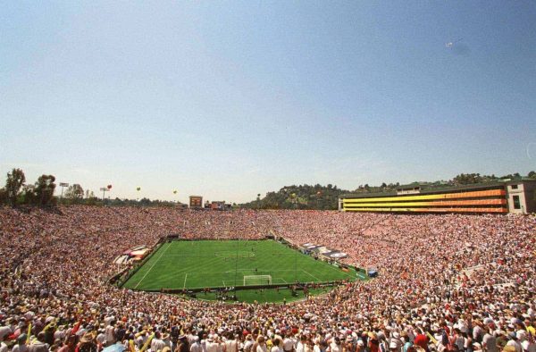 General view of the Pasadena Rose Bowl, venue for the third place play off (Picture by: Jon Buckle / EMPICS Sport)