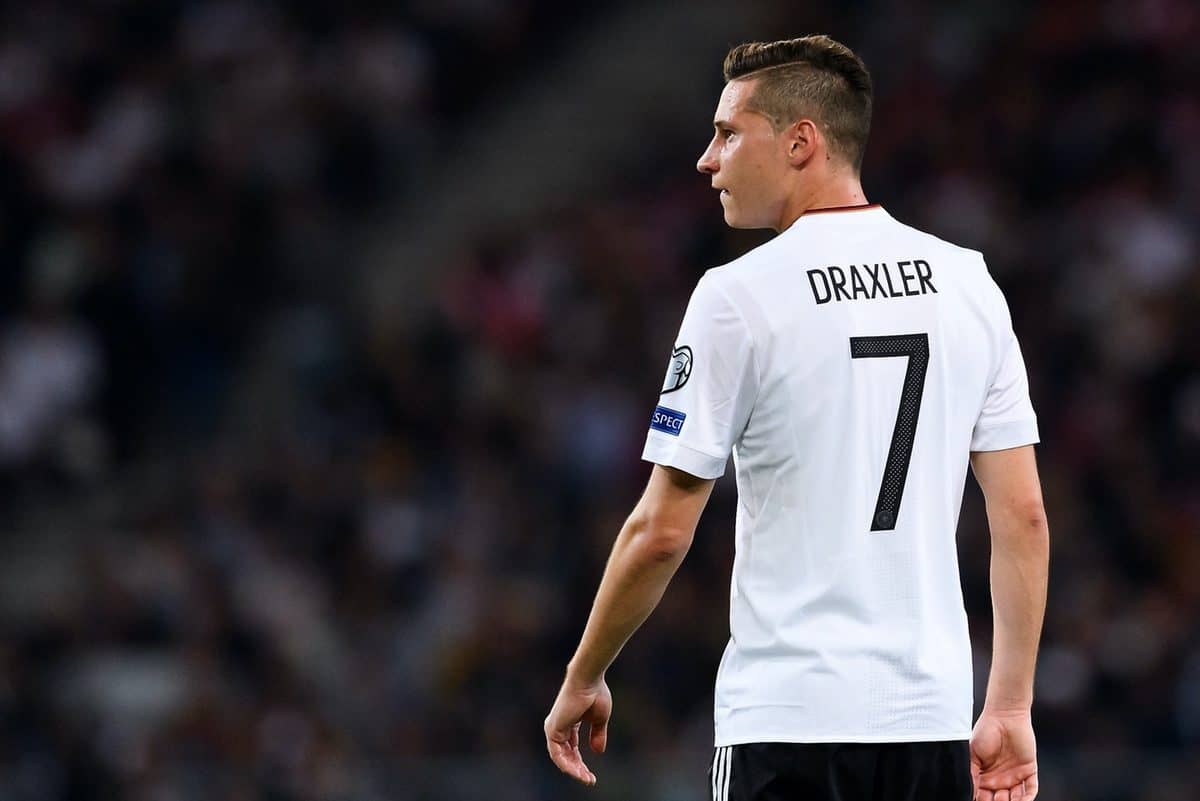 Julian Draxler (Deutschland). GES/ Fussball/ WM Qualifikation: Deutschland - Norwegen, 04.09.2017 Football / Soccer: WC qualification: Germany vs Norway, Stuttgart, September 4, 2017 | Verwendung weltweit