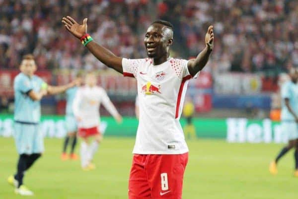 RB Leipzig - Porto / Fussball Champions League Leipzig, 17.10.2017, Red Bull Arena, Fussball, UEFA Champions League, Gruppe G, 3.Spieltag , Rasenballsport Leipzig vs. FC Porto , Im Bild; Naby Keita (8, RB Leipzig) , *** RB Leipzig Porto Football Champions League Leipzig 17 10 2017 Red Bull Arena Football UEFA Champions League Group G 3 Matchday Lawn ball sport Leipzig vs FC Porto in Picture Naby Keita 8 RB Leipzig.