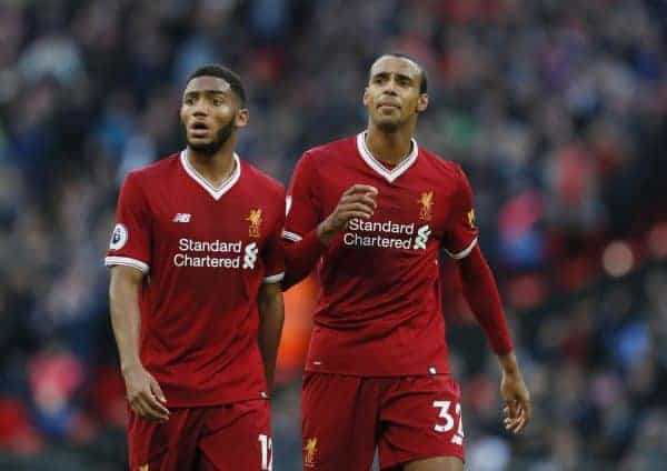 Joe Gomez, Joel Matip - Tottenham, Liverpool, Wembley 2017 (Liverpool manager Jurgen Klopp. (Adam Davy/PA Wire/PA Images))