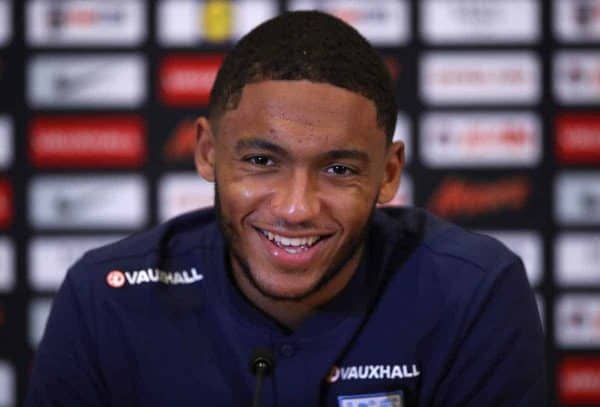 England's Joe Gomez during the media day at St George's Park, Burton. (PA Images)