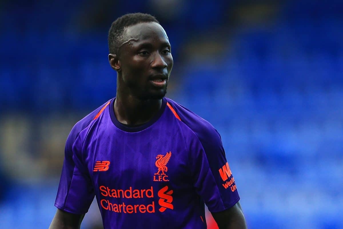 Naby Keita of Liverpool during the pre season match at Prenton Park, Birkenhead. Picture date 10th July 2018. Picture credit should read: Matt McNulty/Sportimage via PA Images