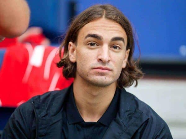 PRESTON, ENGLAND - Saturday, July 19, 2014: Liverpool's new signing Lazar Markovic during a preseason friendly match against Preston North End at Deepdale Stadium. (Pic by David Rawcliffe/Propaganda)