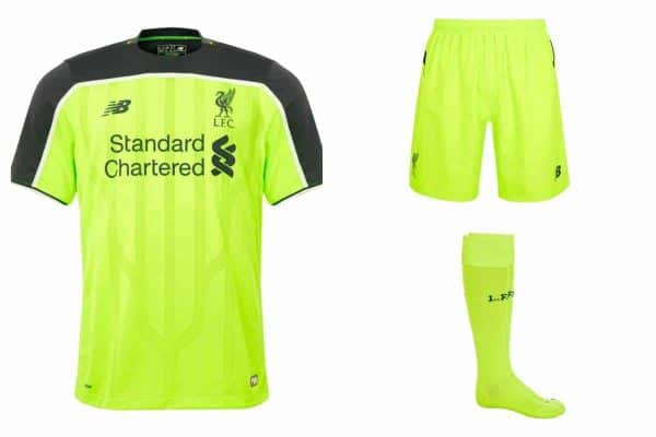 liverpool green and white kit