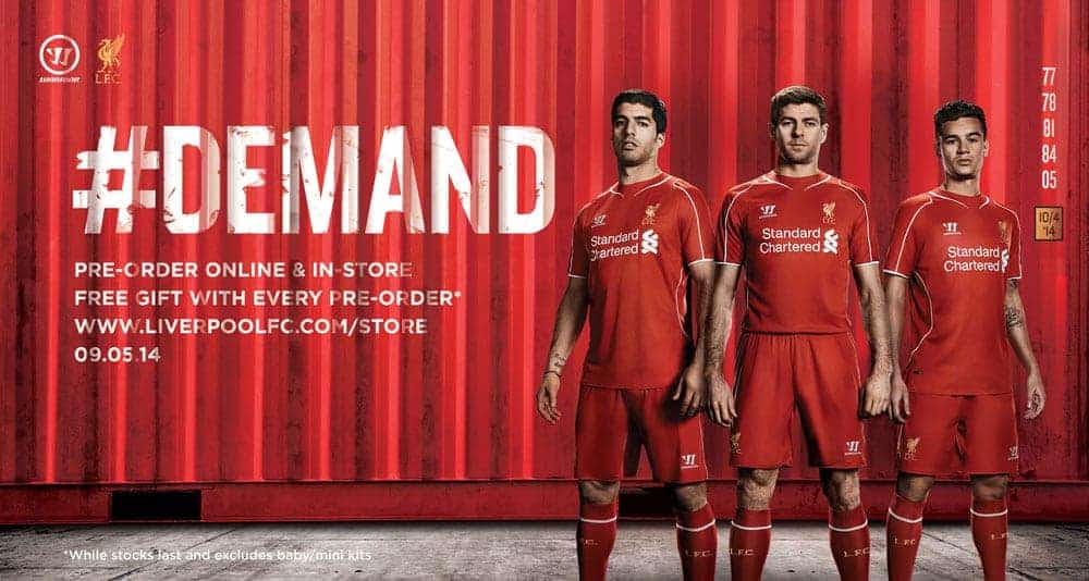 Pre order cheap new liverpool kit