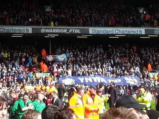 Man City fans showing class in their tributes to the 96. Photo: Dan Holland.