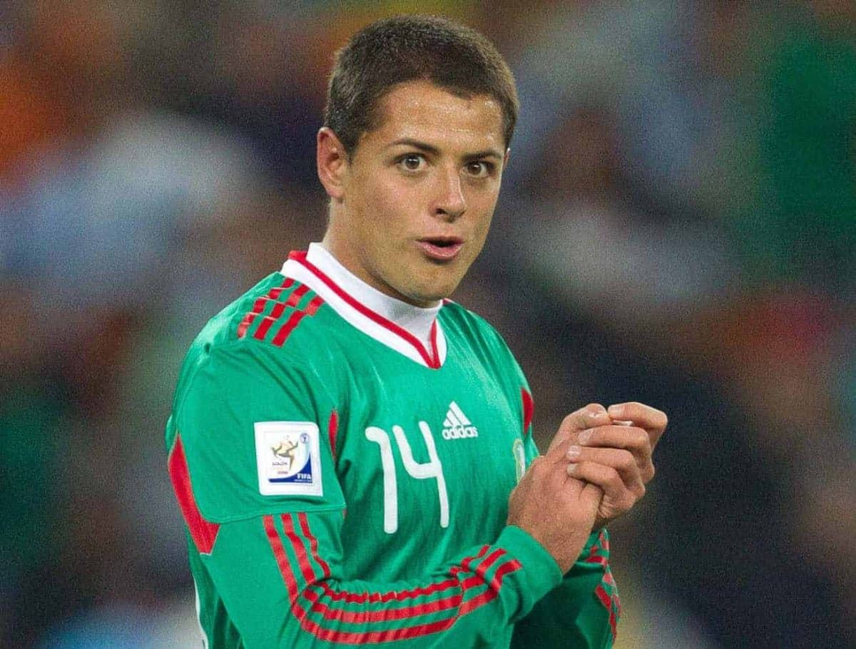 27.06.2010, Soccer City Stadium, Johannesburg, RSA, FIFA WM 2010, Argentina (ARG) vs Mexico (MEX), im Bild Javier Hernandez of Mexico during the 2010 FIFA World Cup South Africa. EXPA Pictures © 2010, PhotoCredit: EXPA/ Sportida/ Vid Ponikvar +++ Slovenia OUT +++