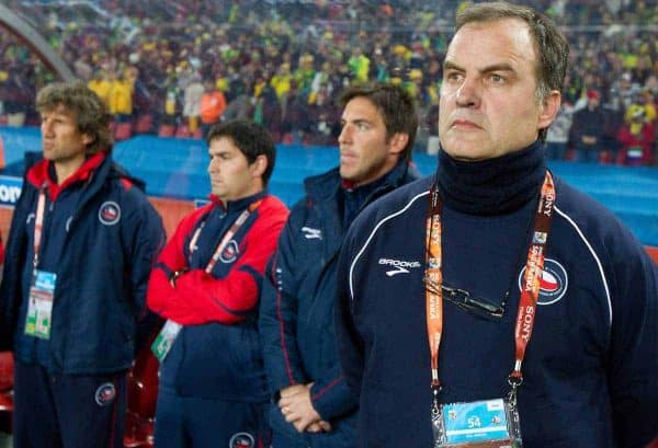 Head coach of Chile Marcelo Bielsa during the 2010 FIFA World Cup South Africa. EXPA Pictures © 2010, PhotoCredit: EXPA/ Sportida/ Vid Ponikvar +++ Slovenia OUT +++