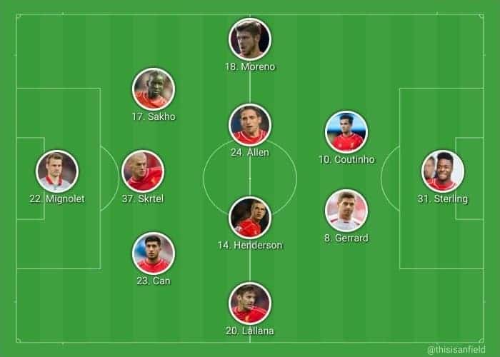 Gerrard in United XI