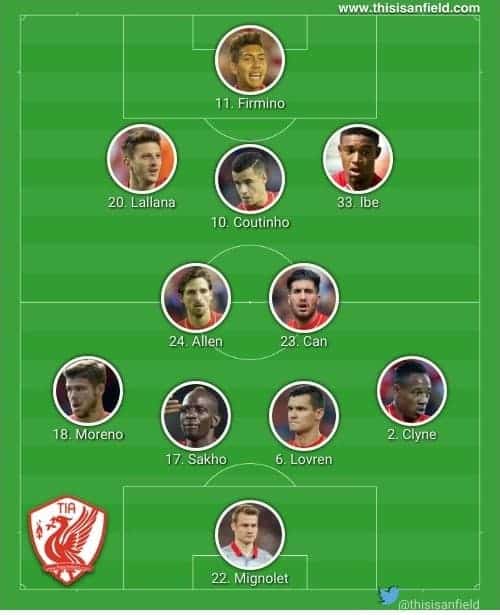 Stoke changed XI