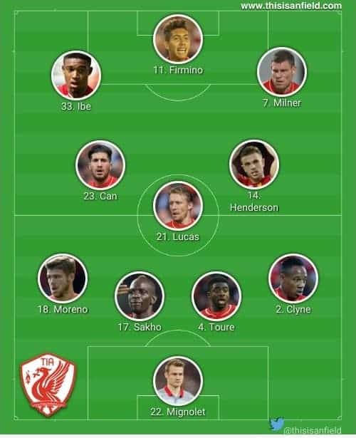 Stoke unchanged XI