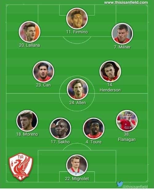 Stoke Changed XI