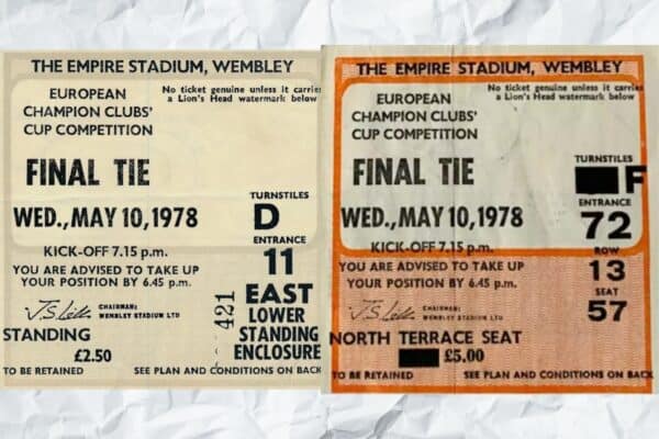 1978 ticket stub