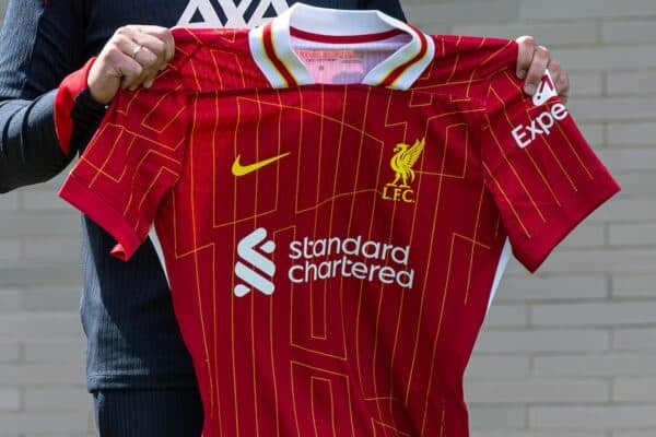 Liverpool Nike home kit 2024/25 (Photo by David Rawcliffe/Propaganda)