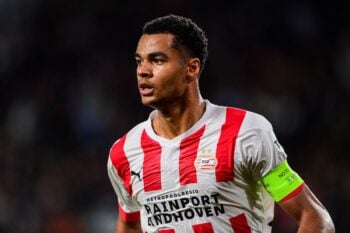 Eindhoven, Netherlands. 27th Oct, 2022. EINDHOVEN – Cody Gakpo of PSV Eindhoven during the UEFA Europa League Group A match between PSV Eindhoven and Arsenal FC at Phillips Stadium on October 27, 2022 in Eindhoven, Netherlands. ANP OLAF KRAAK Credit: ANP/