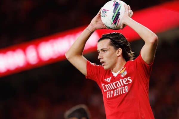 2YF7PGE Lisbon, Portugal. 27th Oct, 2024. Alvaro Carreras (SL Benfica) seen in action during the Liga Portugal game between teams of SL Benfica and Rio Ave FC at Estadio Da Luz. final score; SL Benfica 5:0 Rio Ave FC (Photo by Maciej Rogowski/SOPA Images/Sipa USA) Credit: Sipa US/Alamy Live News