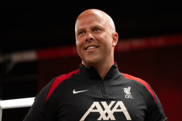 Arne Slot new first team manager of Liverpool Football Club at AXA Training Centre on June 19, 2024 in Kirkby, England. (Photo by Andrew Powell/Liverpool FC via Getty Images)