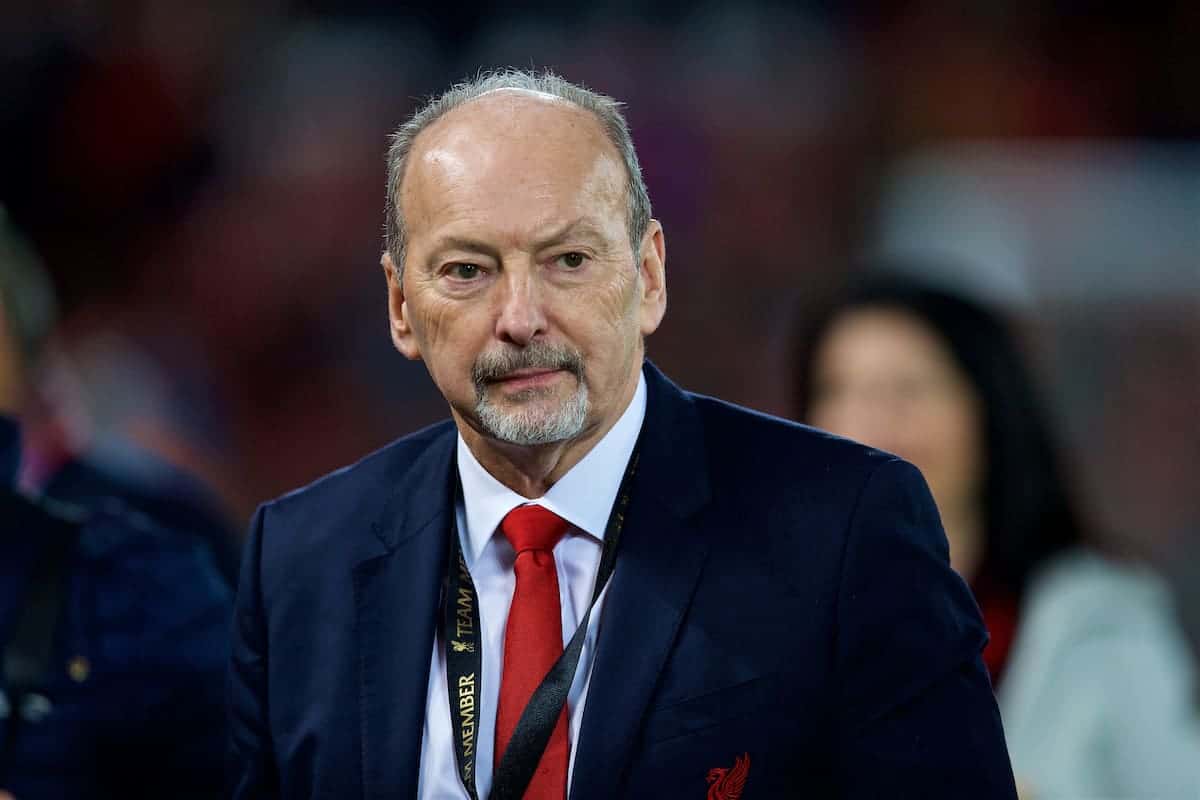 LIVERPOOL, ENGLAND - Saturday, December 29, 2018: Liverpool's chief executive officer Peter Moore before the FA Premier League match between Liverpool FC and Arsenal FC at Anfield. (Pic by David Rawcliffe/Propaganda)