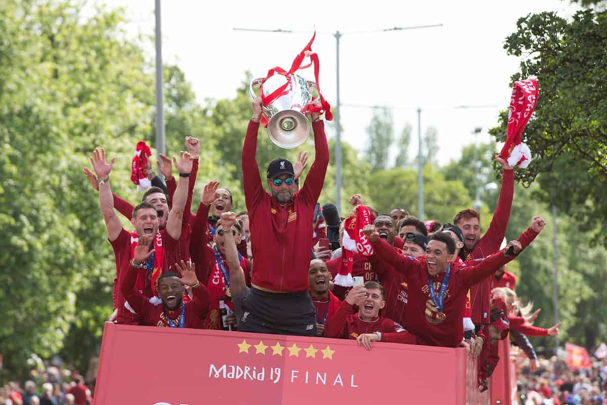 liverpool parade 2019 champions league