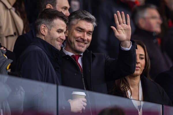 BOURNEMOUTH, ENGLAND - Saturday, February 1, 2025: Liverpool's sporting director Richard Hughes during the FA Premier League match between AFC Bournemouth and Liverpool FC at Dean Court. (Photo by David Rawcliffe/Propaganda)