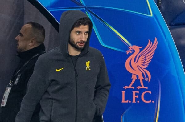 PARIS, FRANCE - Wednesday, March 5, 2025: Liverpool's Dominik Szoboszlai before the UEFA Champions League Round of 16 1st Leg game between Paris Saint-Germain and Liverpool FC at the Parc des Princes. (Photo by David Rawcliffe/Propaganda)