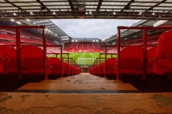 A general view inside the ground prior to kick off.