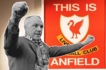 Shankly, This Is Anfield sign