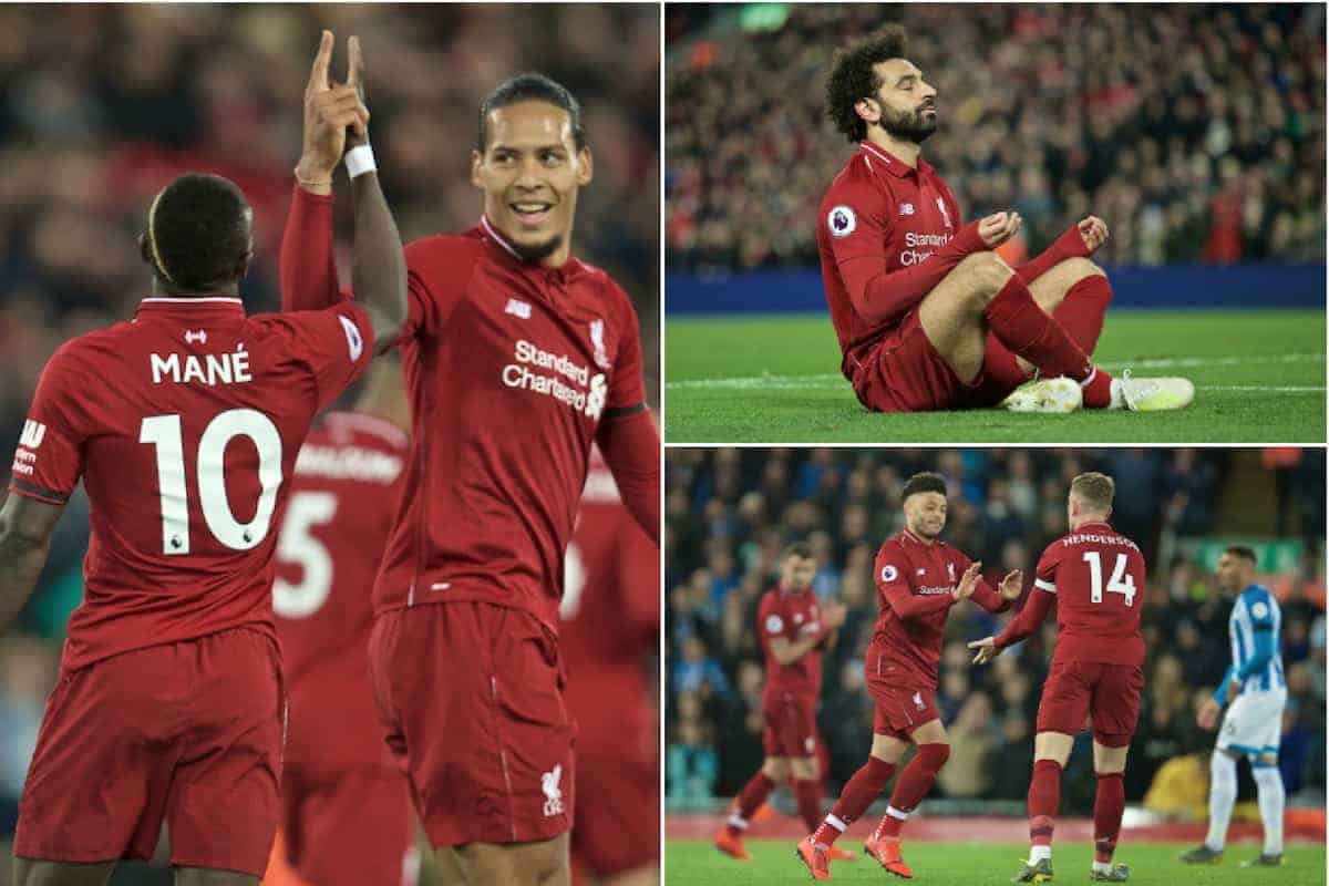 The Best Photos As Liverpool Run Riot Against Huddersfield Liverpool Fc This Is Anfield