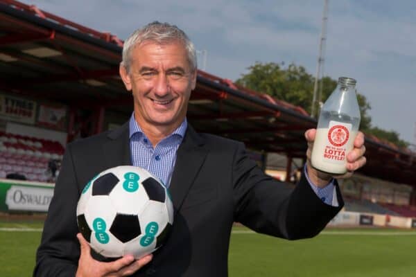 Former Liverpool striker Ian Rush’s name became synonymous with milk as well as record goalscoring feats thanks to a 1989 advert (Bob Collier/PA)
