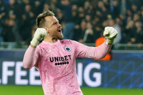 Club Brugge’s goalkeeper Simon Mignolet says the penalty given against Tyrone Mings was “very harsh” (Belga/PA)