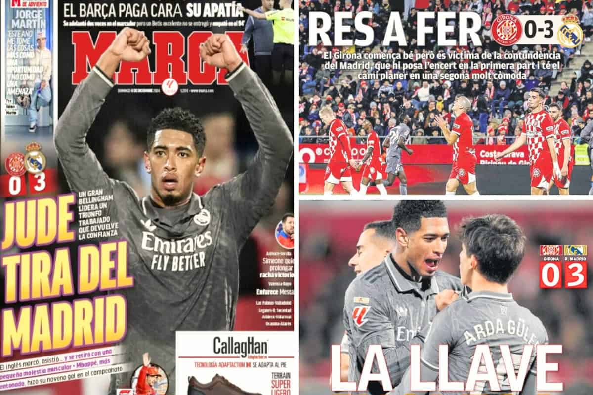 Girona battered by Real Madrid before “life or death” clash with Liverpool